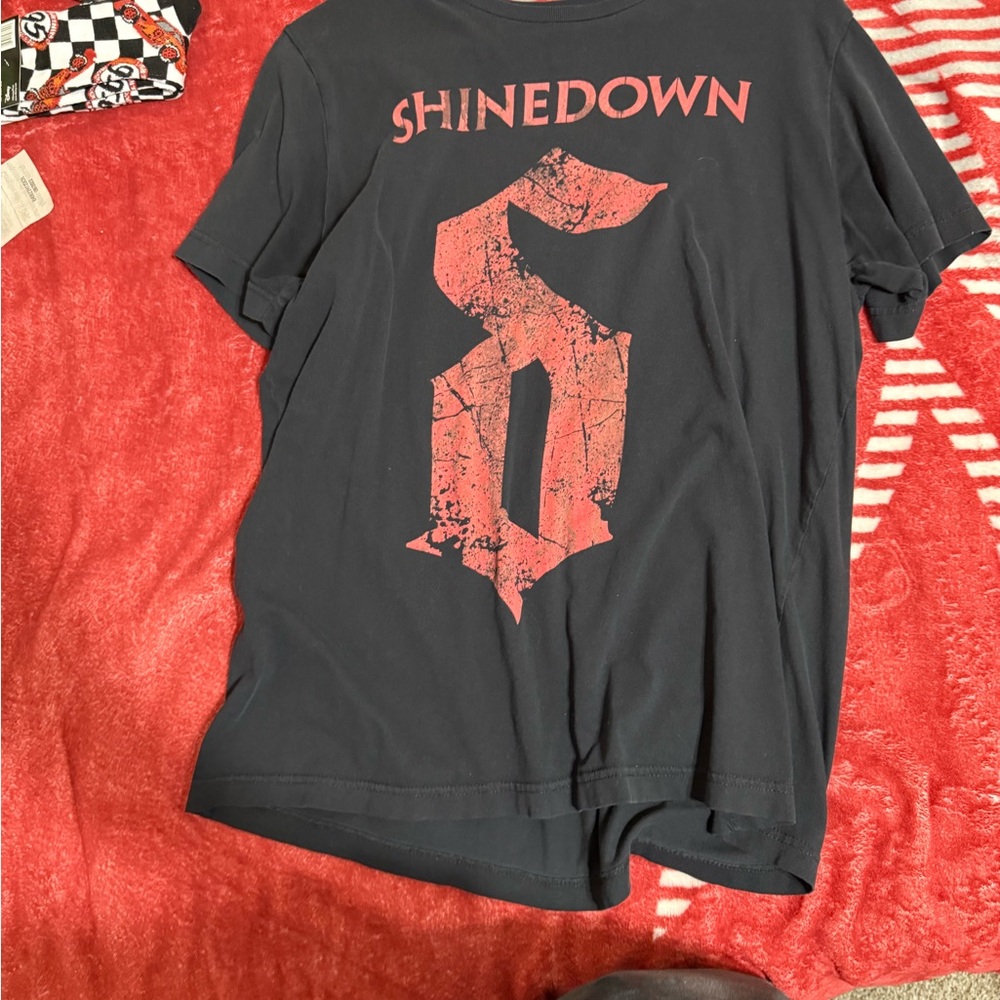 Bella Canvas Black and Red Short Sleeve Tee